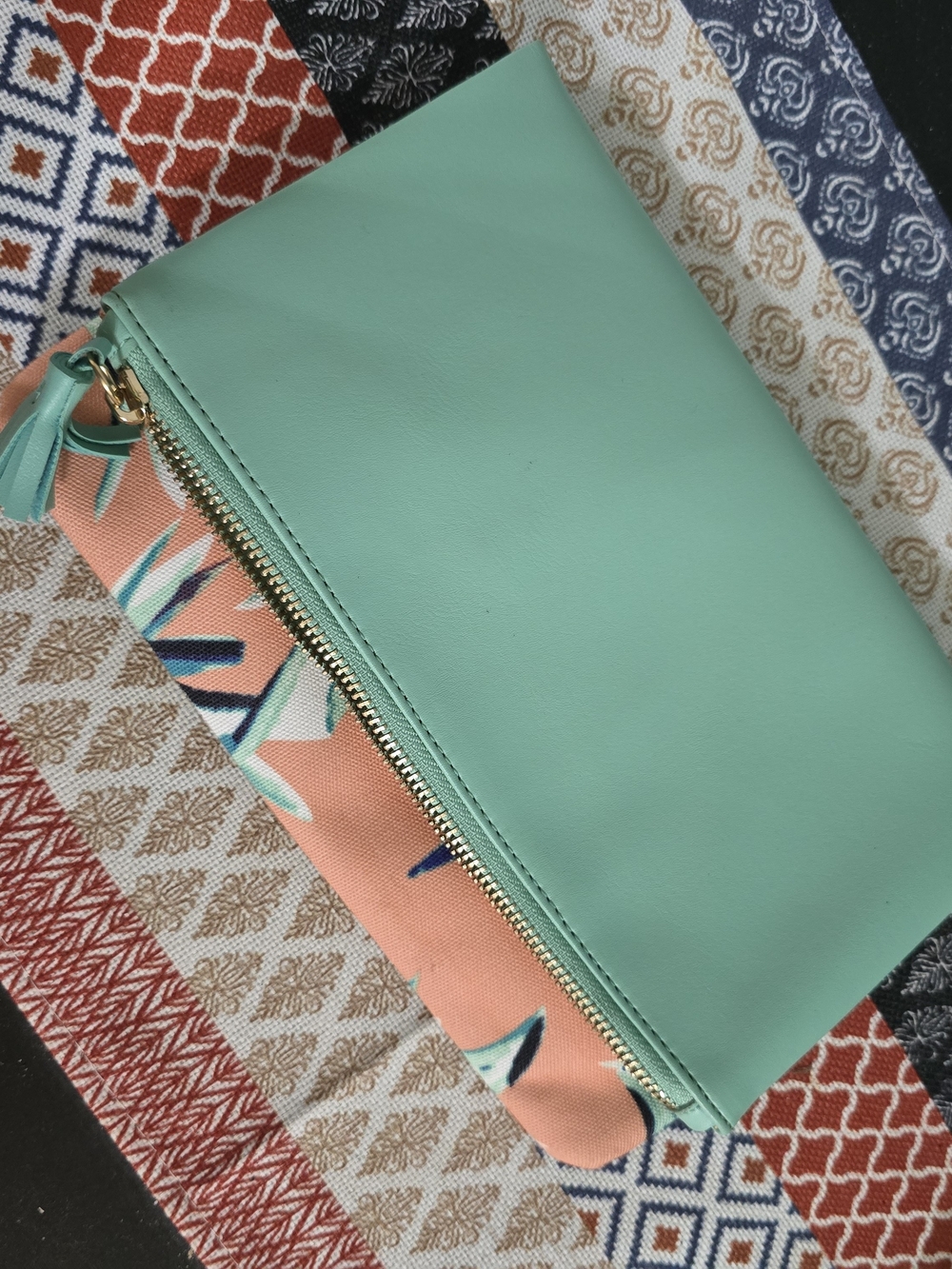 Rachel Pally reversible zip clutch/pouch - Picture 5 of 5